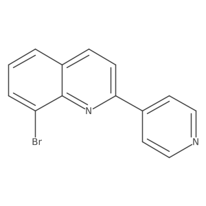 8-bromo-2-(4-pyridinyl)Quinoline Structure