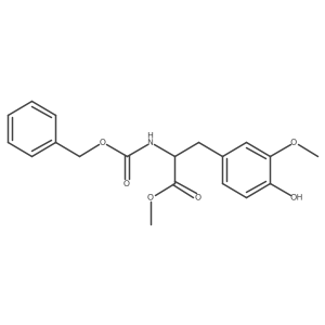Methyl 2-{[(benzyloxy)carbonyl]amino}-3-(4-hydroxy-3-methoxyphenyl)propanoate Structure