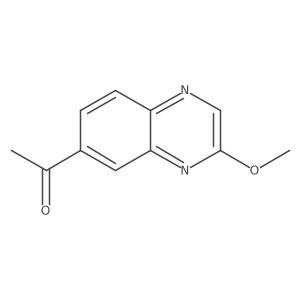 1-(3-methoxy-6-quinoxalinyl)Ethanone结构式