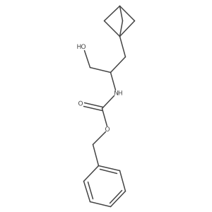 O=C(NC(CO)CC12CC(C1)C2)OCc1ccccc1结构式