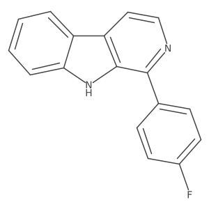 1-(4-fluorophenyl)-9H-pyrido[3,4-b]indole Structure