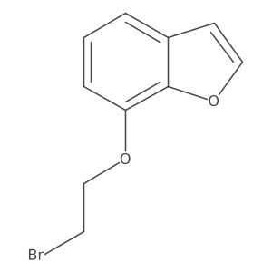 7-(2-Bromoethoxy)benzofuran Structure