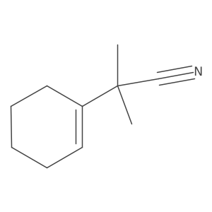 2-(Cyclohex-1-en-1-yl)-2-methylpropanenitrile Structure