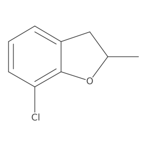 7-Chloro-2-methyl-2,3-dihydro-1-benzofuran Structure