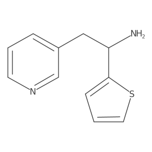 I+/--2-Thienyl-3-pyridineethanamine结构式
