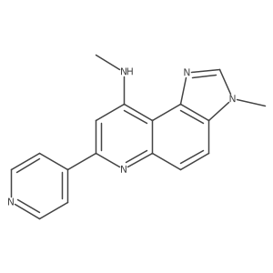 N,3-Dimethyl-7-(4-pyridinyl)-3H-imidazo[4,5-f]quinolin-9-amine Structure