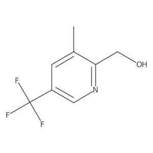 2-Pyridinemethanol, 3-methyl-5-(trifluoromethyl)- Structure