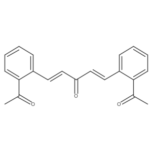 1,5-Bis(2-acetylphenyl)-1,4-pentadien-3-one Structure