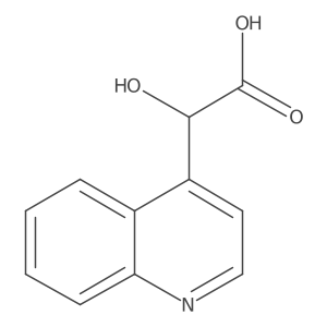 2-Hydroxy-2-(4-quinolyl)acetic Acid Structure