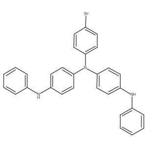 N1-(4-Bromophenyl)-N4-phenyl-N1-[4-(phenylamino)phenyl]-1,4-benzenediamine Structure