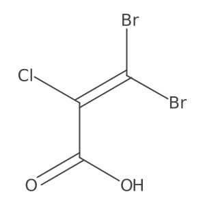 2-Chloro-3,3-dibromoacrylic acid结构式