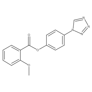 4-(1H-tetrazol-1-yl)phenyl 2-methoxybenzoate Structure