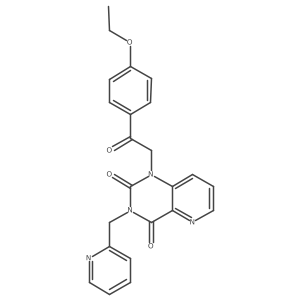 1-(2-(4-ethoxyphenyl)-2-oxoethyl)-3-(pyridin-2-ylmethyl)pyrido[3,2-d]pyrimidine-2,4(1H,3H)-dione Structure