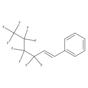 [(1Z)-3,3,4,4,5,5,6,6,6-Nonafluorohex-1-en-1-yl]benzene Structure