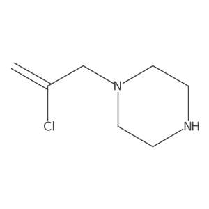 1-(2-Chloro-2-propen-1-yl)piperazine Structure