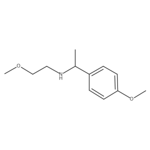 (2-Methoxyethyl)[1-(4-methoxyphenyl)ethyl]amine结构式