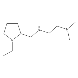 [2-(Dimethylamino)ethyl][(1-ethylpyrrolidin-2-yl)methyl]amine结构式