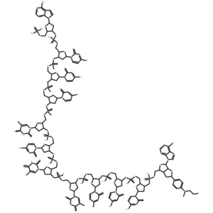 3'-(4-(2-Chloroethyl)methylaminophenyl)methyleneoligonucleotide Structure