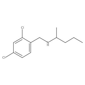 [(2,4-Dichlorophenyl)methyl](pentan-2-yl)amine结构式