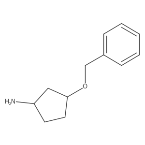 (1R,3R)-rel-3-(Benzyloxy)cyclopentan-1-amine结构式