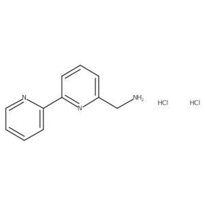 [6-(Pyridin-2-yl)pyridin-2-yl]methanamine dihydrochloride Structure