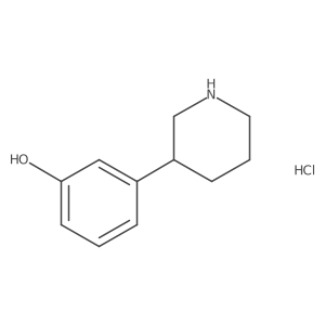 3-(3-piperidinyl)Phenol hydrochloride Structure