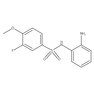 Benzenesulfonamide, N-(2-aminophenyl)-3-fluoro-4-methoxy-结构式