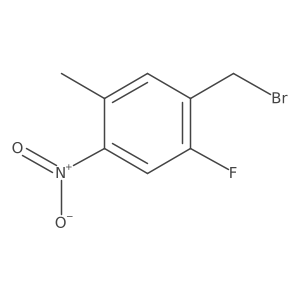 2-Fluoro-5-methyl-4-nitrobenzyl bromide结构式