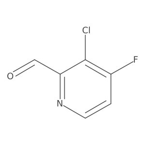 3-Chloro-4-fluoropicolinaldehyde Structure