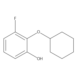 2-(Cyclohexyloxy)-3-fluorophenol Structure