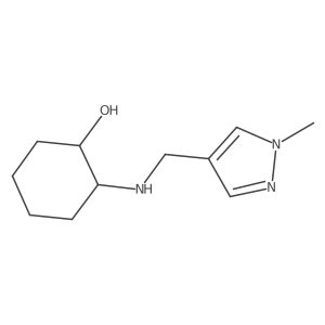 2-{[(1-methyl-1H-pyrazol-4-yl)methyl]amino}cyclohexan-1-ol Structure