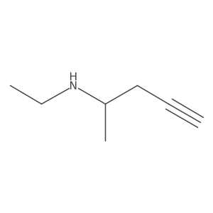 Ethyl(pent-4-yn-2-yl)amine结构式