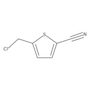 5-(Chloromethyl)thiophene-2-carbonitrile结构式