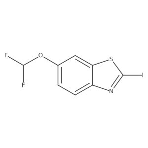 6-(Difluoromethoxy)-2-iodobenzo[d]thiazole Structure