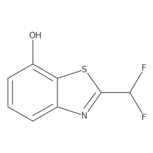 2-(Difluoromethyl)benzo[d]thiazol-7-ol结构式