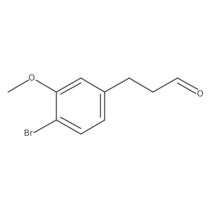 3-(4-Bromo-3-methoxyphenyl)propanal结构式