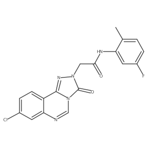 2-(8-chloro-3-oxo-[1,2,4]triazolo[4,3-c]quinazolin-2(3H)-yl)-N-(5-fluoro-2-methylphenyl)acetamide Structure