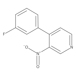 4-(3-Fluorophenyl)-3-nitropyridine结构式