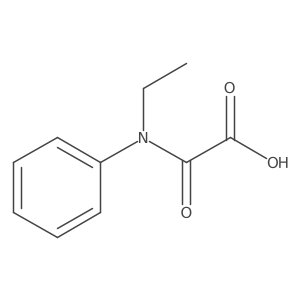 2-(Ethylphenylamino)-2-oxoacetic acid Structure