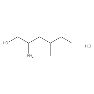 2-Amino-4-methylhexan-1-ol hydrochloride结构式