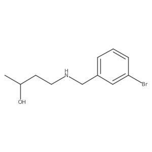 4-{[(3-Bromophenyl)methyl]amino}butan-2-ol Structure