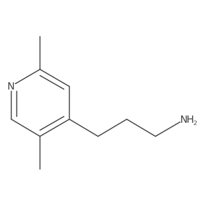 3-(2,5-Dimethylpyridin-4-YL)propan-1-amine结构式