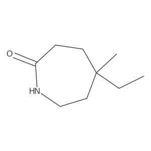 5-Ethyl-5-methylazepan-2-one结构式