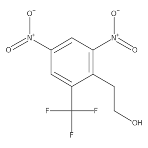 2-(2-Trifluoromethyl-4,6-dinitrophenyl)ethanol Structure