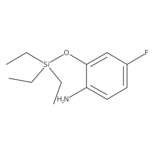 4-Fluoro-2-[(triethylsilyl)oxy]benzenamine Structure