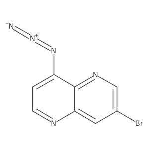 8-Azido-3-bromo-1,5-naphthyridine结构式