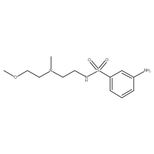 3-amino-N-{2-[(2-methoxyethyl)(methyl)amino]ethyl}benzene-1-sulfonamide Structure