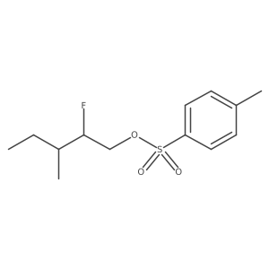1-Pentanol, 2-fluoro-3-methyl-, 4-methylbenzenesulfonate, (R*,S*)-结构式