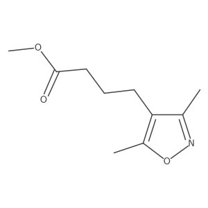 Methyl 3,5-dimethyl-4-isoxazolebutanoate Structure