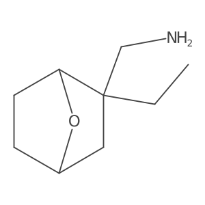 (2-Ethyl-7-oxabicyclo[2.2.1]heptan-2-yl)methanamine Structure